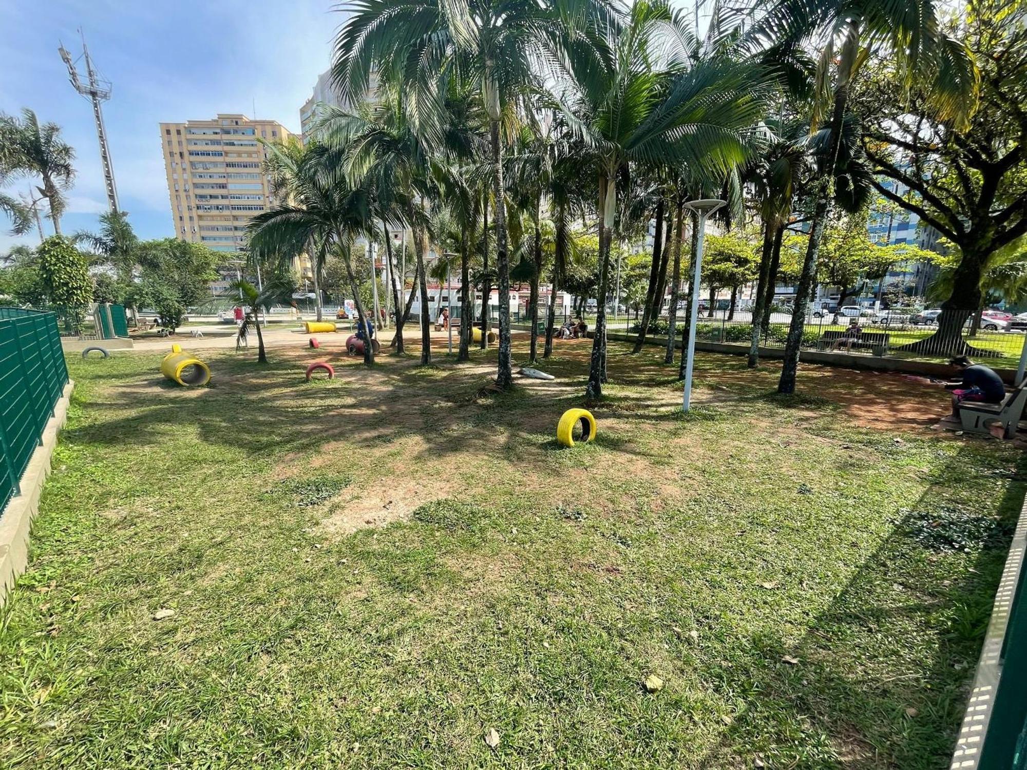 Ap Pe Na Areia Vista Parcial Mar Santos (Sao Paulo) Exterior foto