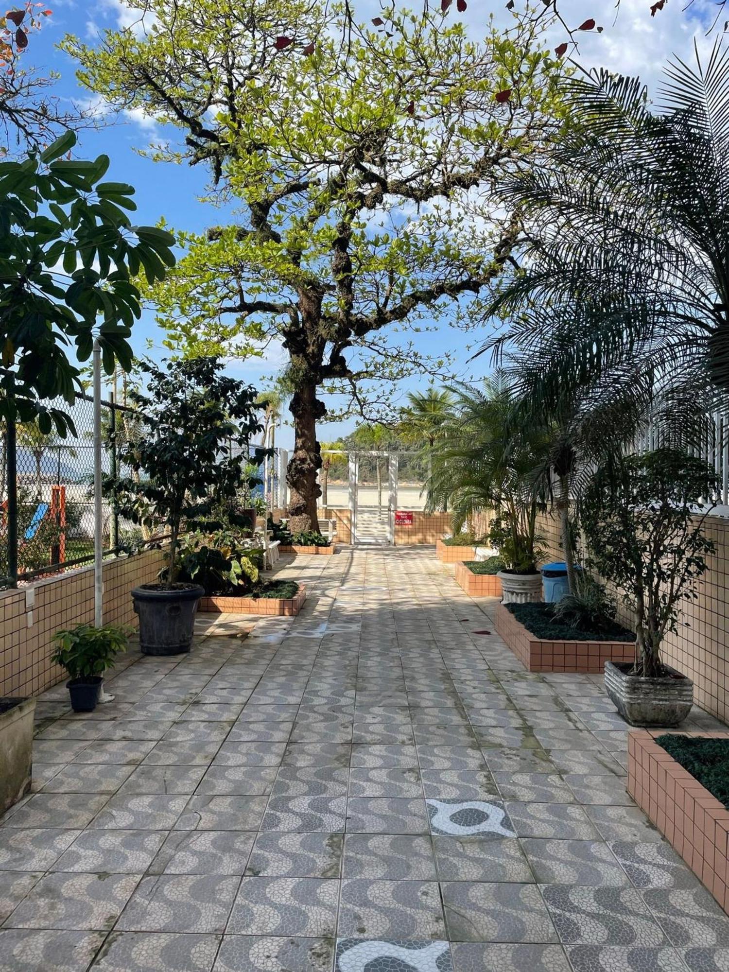 Ap Pe Na Areia Vista Parcial Mar Santos (Sao Paulo) Exterior foto